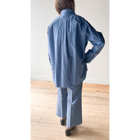 Rodebjer Femi Lino Pant in Azure Blue