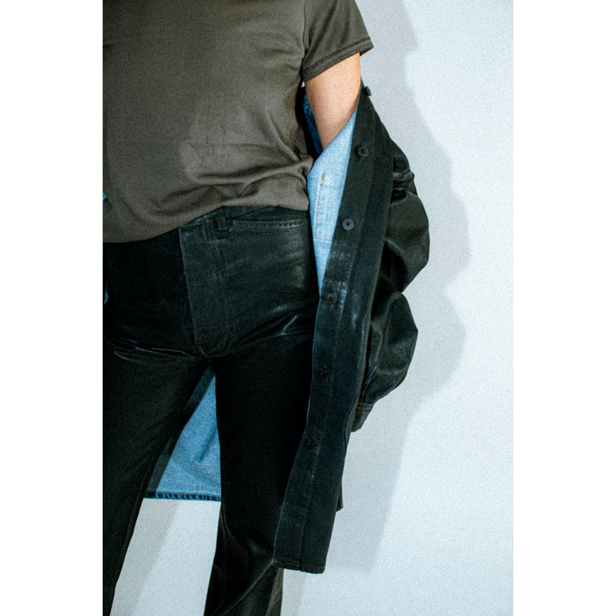 Jesse Kamm Les Deux Pants in Black Lacquer