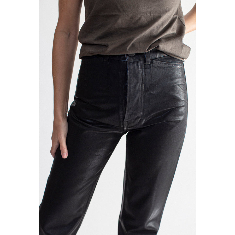 Jesse Kamm Les Deux Pants in Black Lacquer