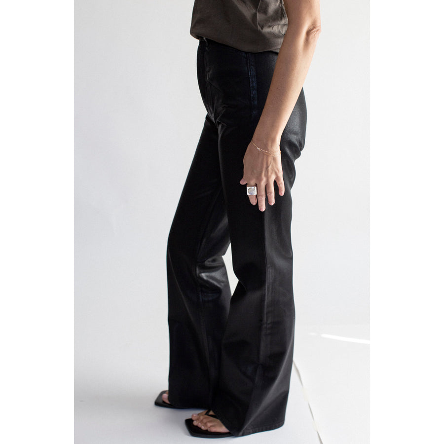 Jesse Kamm Les Deux Pants in Black Lacquer