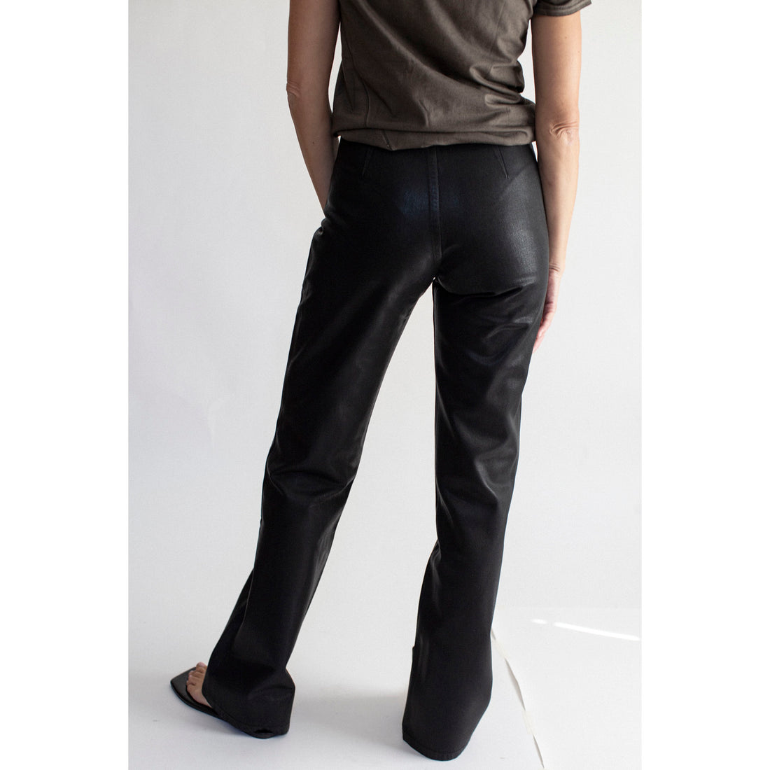 Jesse Kamm Les Deux Pants in Black Lacquer