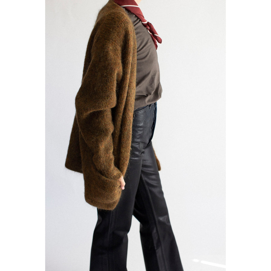 Sayaka Davis Mohair Cardigan in Charcoal