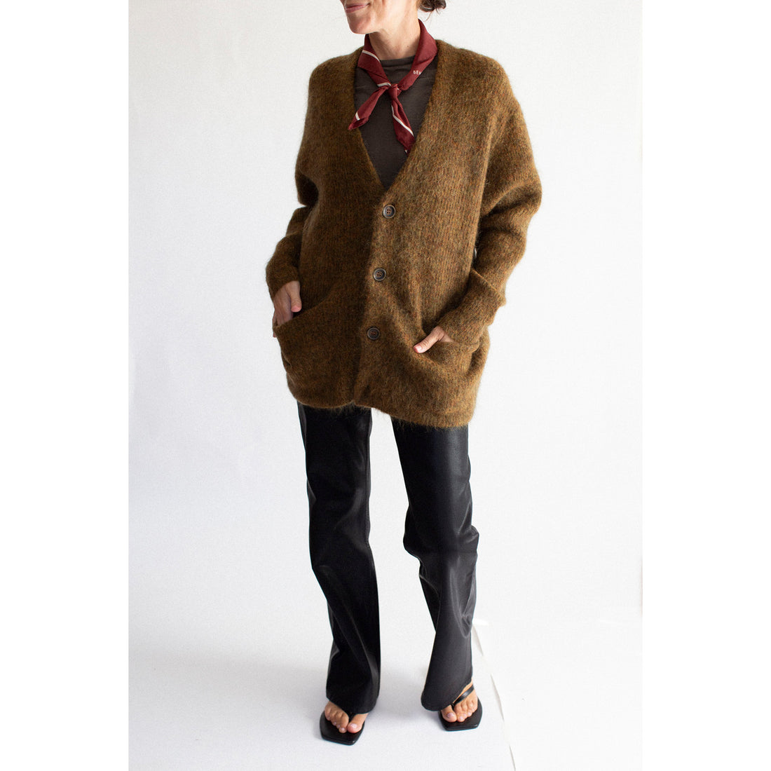 Sayaka Davis Mohair Cardigan in Spices