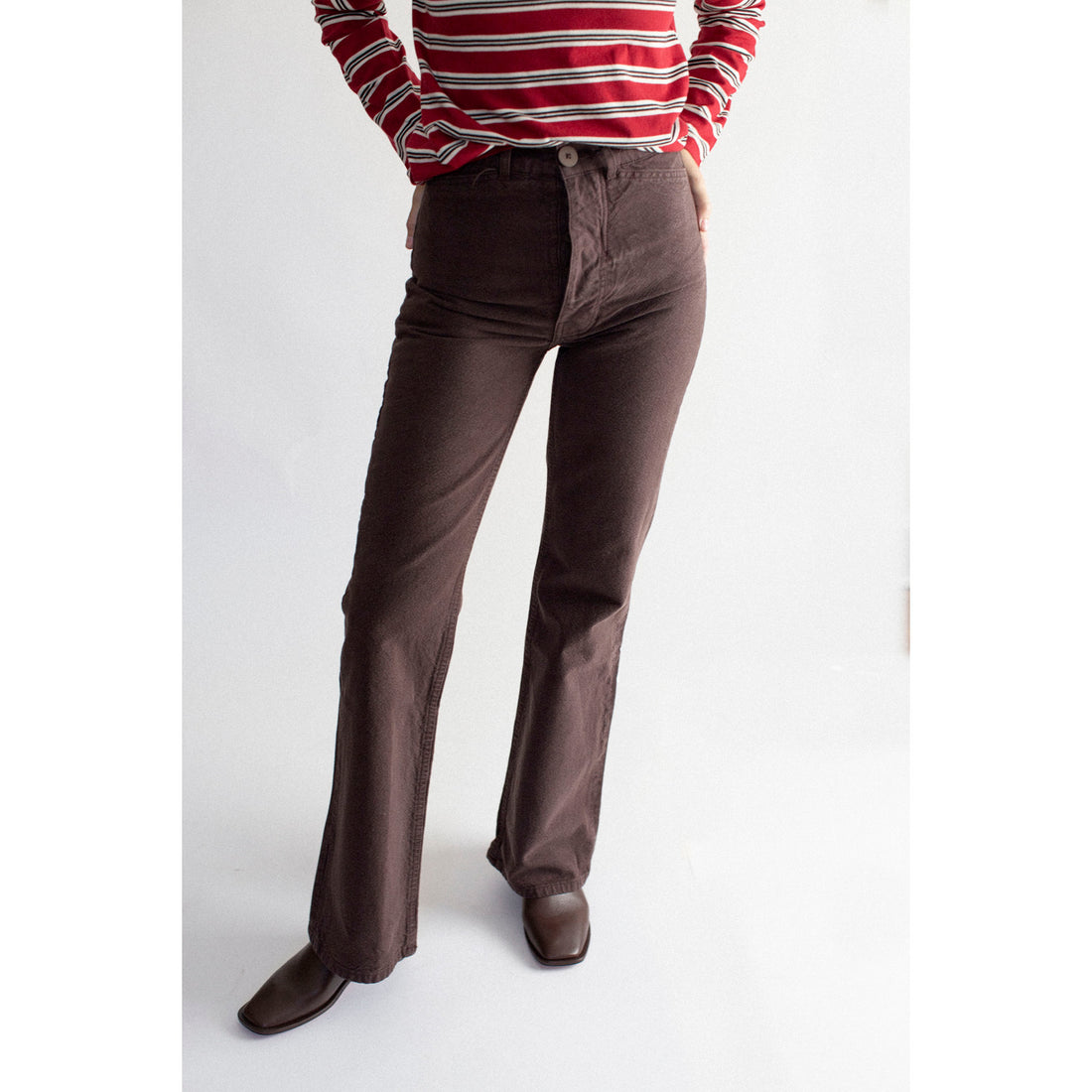 Jesse Kamm Les Deux Pants in Raisin