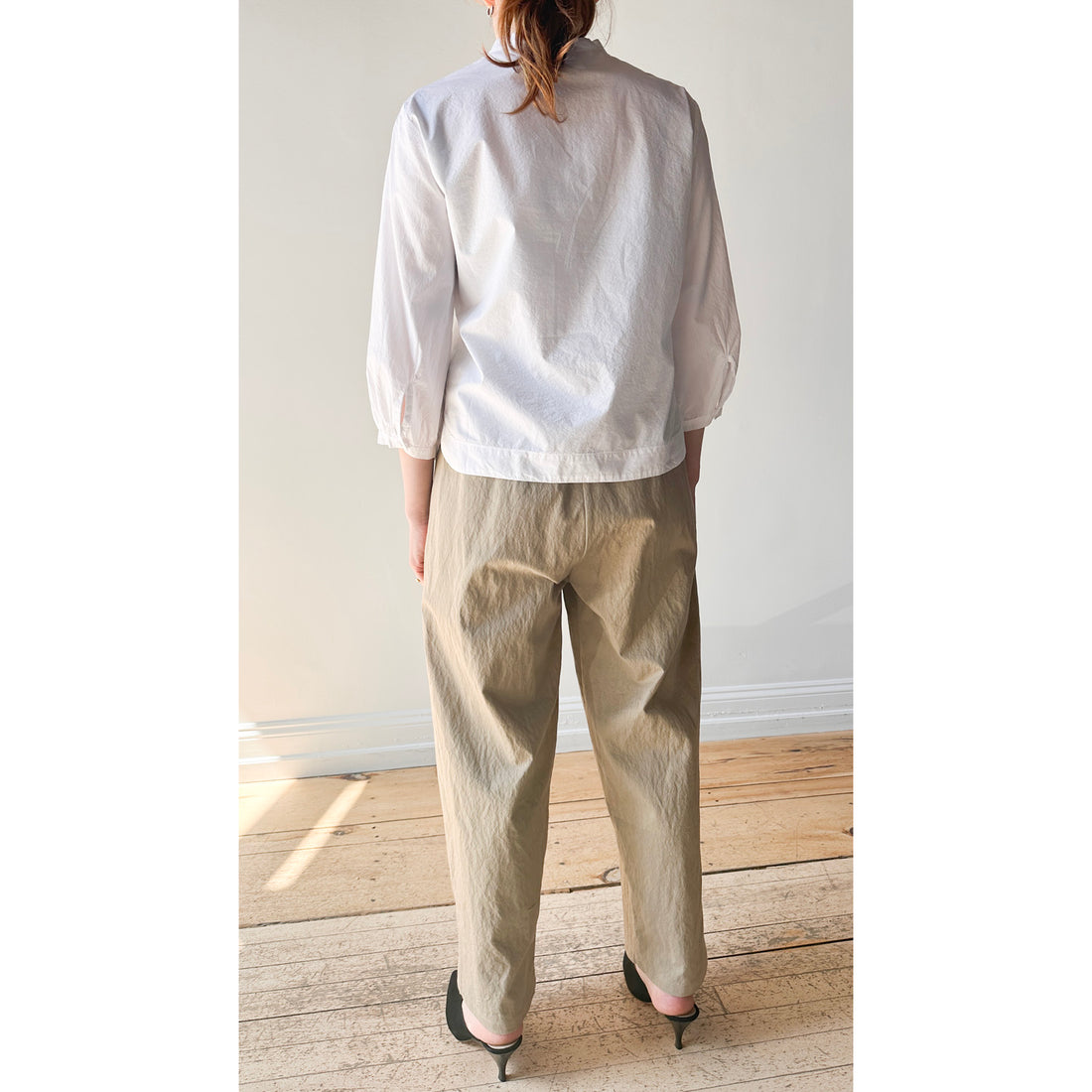 Eleph Luce Easy Trouser in Khaki