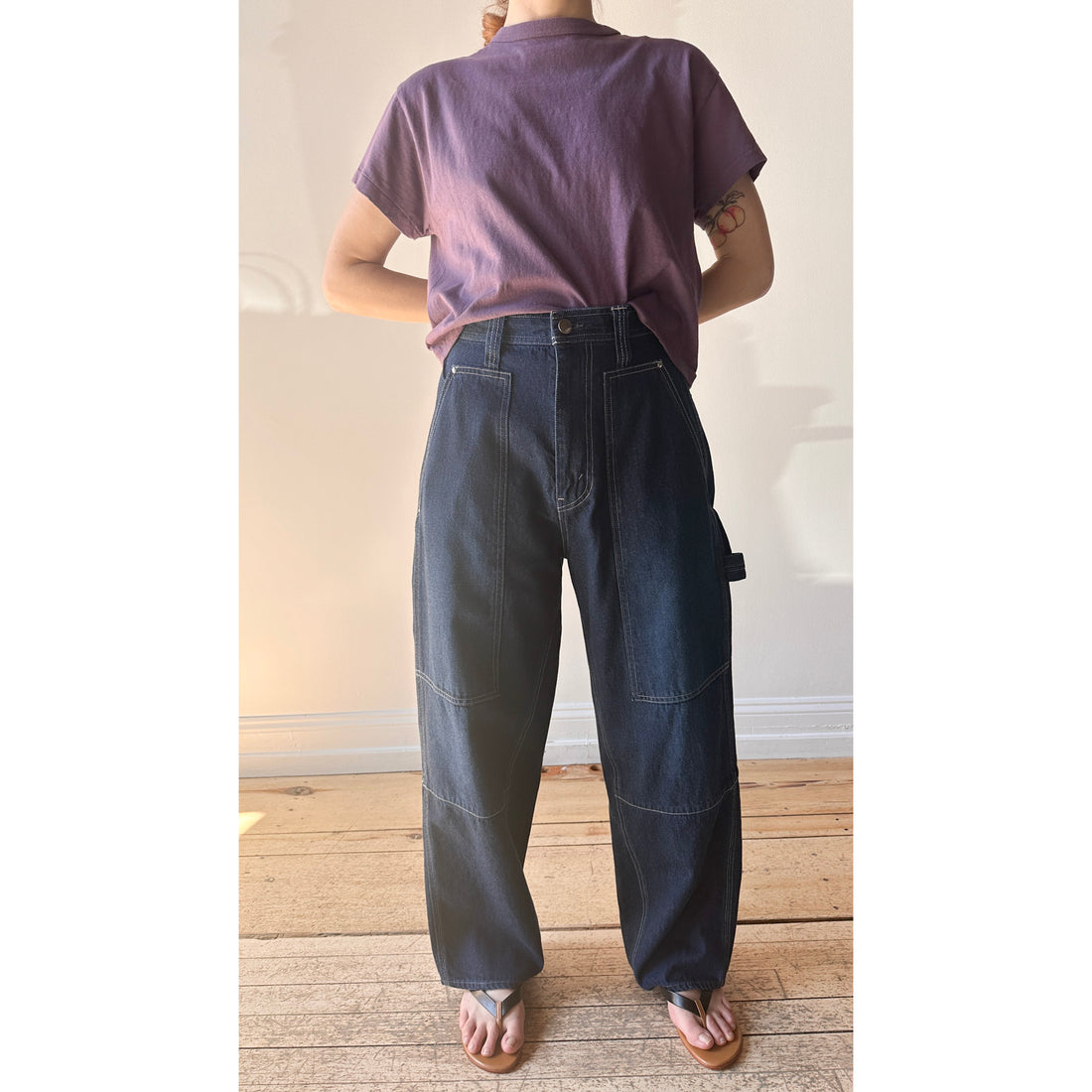 Serge Painter Pants in Dry Blue