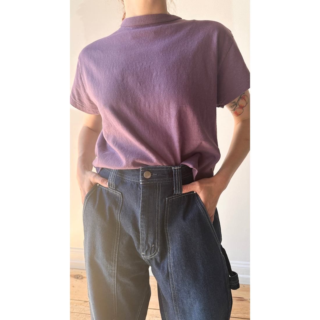 Serge Painter Pants in Dry Blue