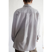 Kallmeyer Chloé Bib Button Down in Light Silver