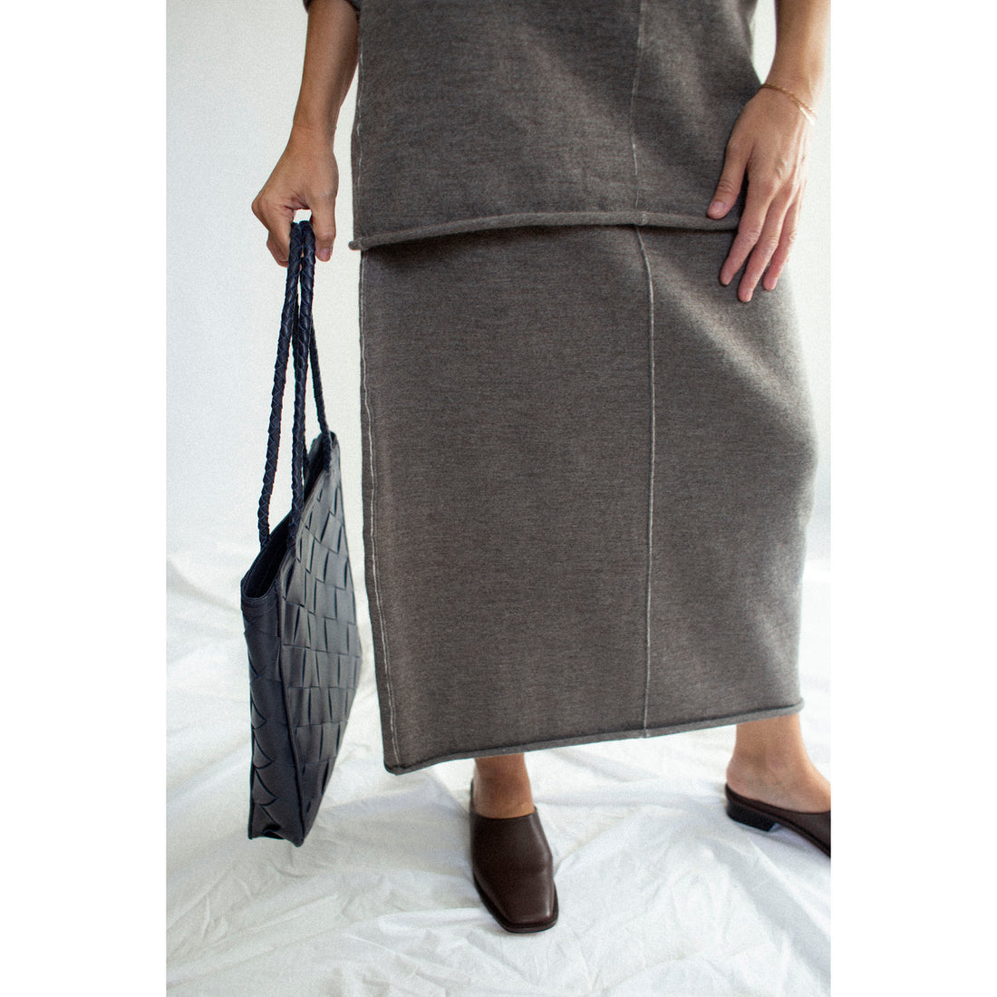 Bembien Le Tote Grande Weave in Navy