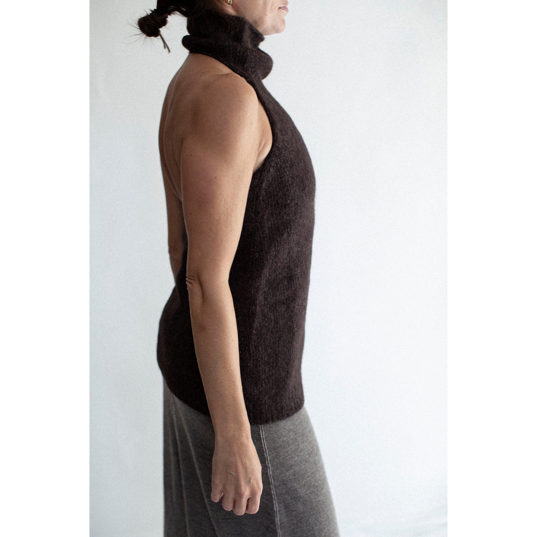 Lauren Manoogian Loft Halter Top in Soil