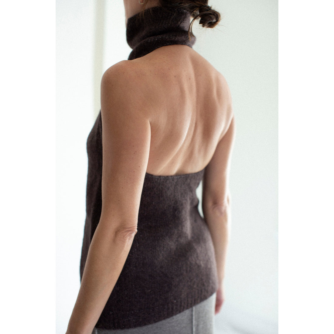 Lauren Manoogian Loft Halter Top in Soil