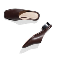 Lauren Manoogian Square Mule in Saddle