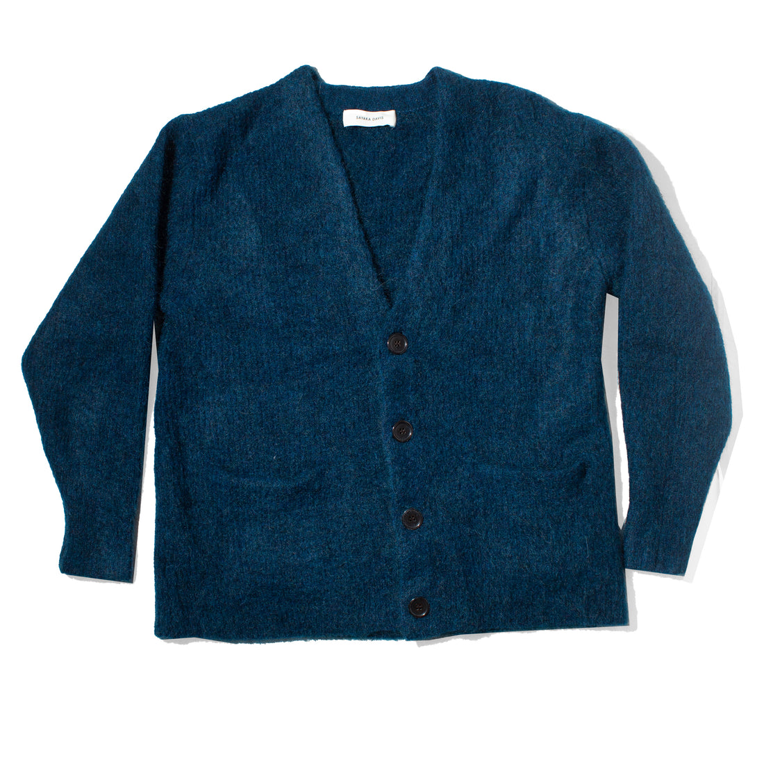 Sayaka Davis Mohair Cardigan in Midnight Blue