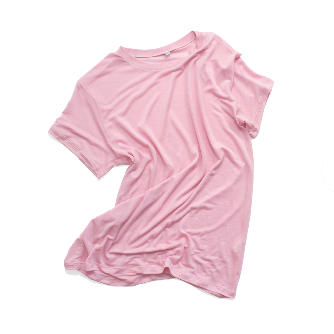 Baserange Bamboo Tee Shirt in Doro Pink