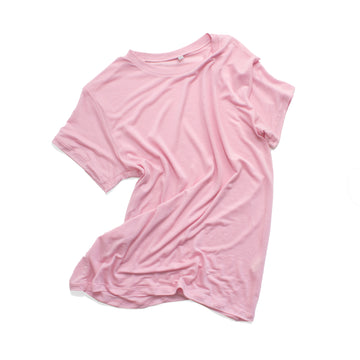 Baserange Bamboo Tee Shirt in Doro Pink