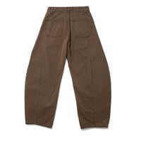 Sayaka Davis Barrel Denim Pant in Brown