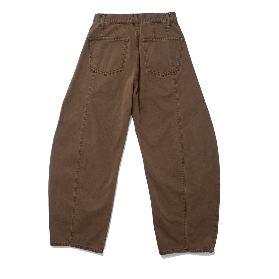 Sayaka Davis Barrel Denim Pant in Brown