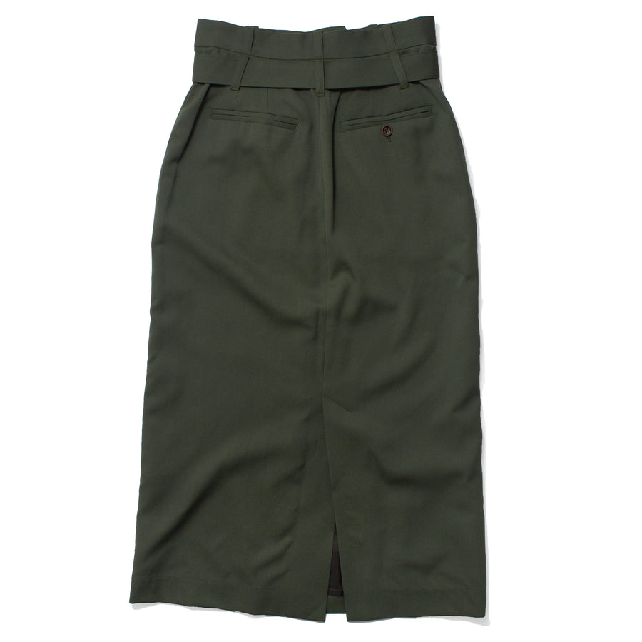 Sayaka Davis I-Line Skirt in Sap Green