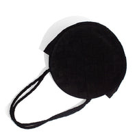 Bembien Emilia Bag Grande Weave in Black Suede