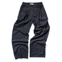 Kallmeyer Roxana Low-Rise Trouser in Navy Houndstooth