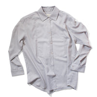 Kallmeyer Chloé Bib Button Down in Light Silver