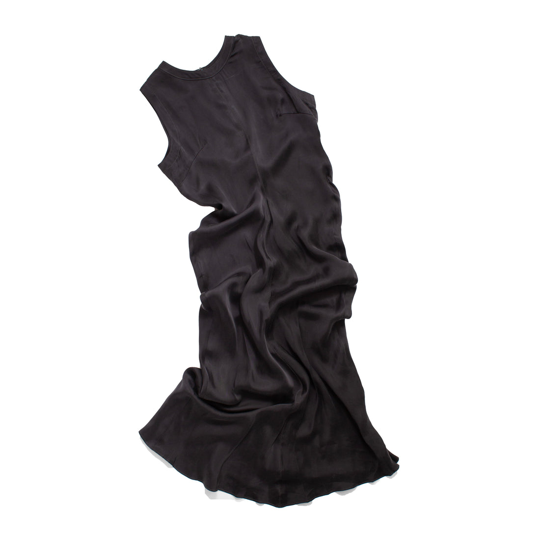 Sayaka Davis Draped Waist Dress in Black