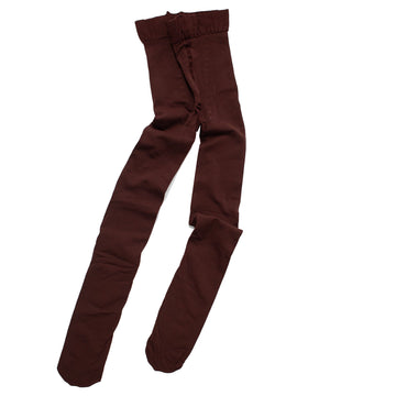 Hansel from Basel Opaque Tights in Chocolate Brown