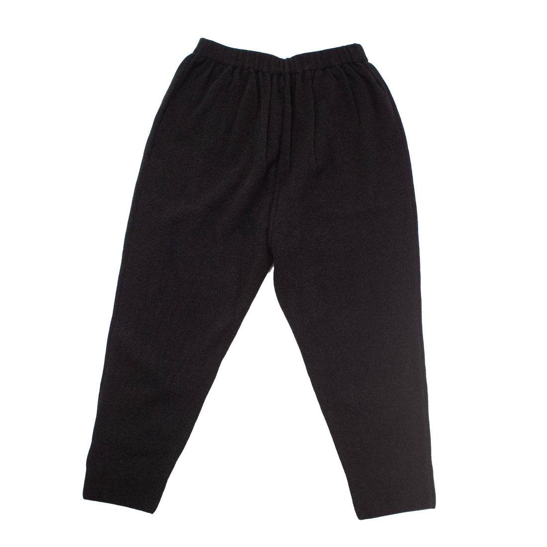 Evam Eva Press Wool Pants in Sumi