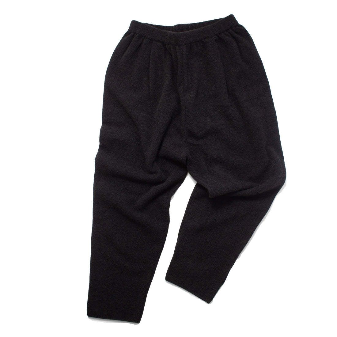 Evam Eva Press Wool Pants in Sumi