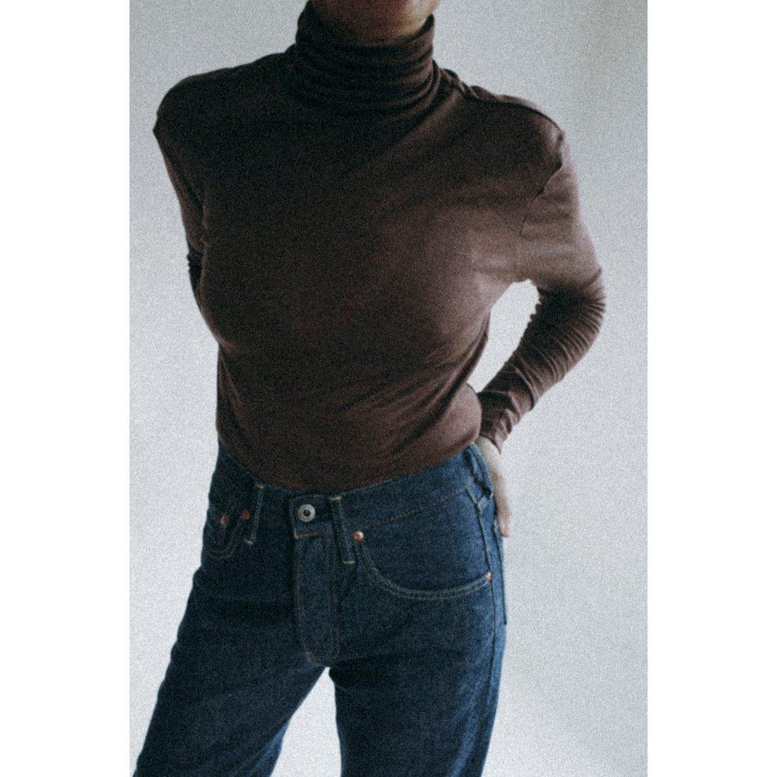 Grei Base Layer Turtleneck in Prune