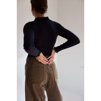 Sayaka Davis Barrel Denim Pant in Brown