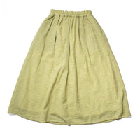 Ichi Antiquités Gingham Skirt in Yellow x Gray