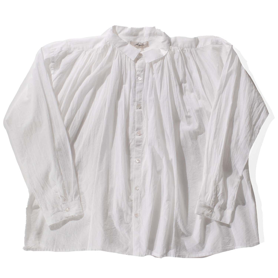 Ichi Antiquités Khadi Cotton Shirt in White