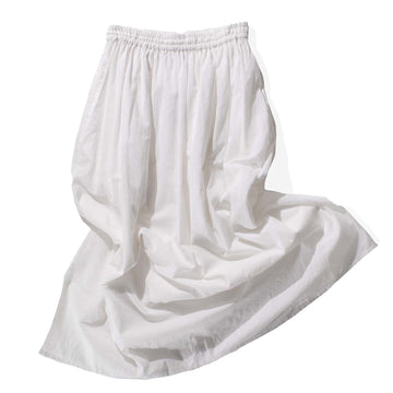 Ichi Antiquités Khadi Cotton Skirt in White
