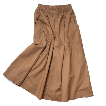 Ichi Antiquités Typewriter Skirt in Camel