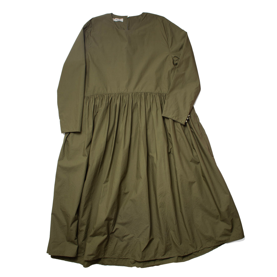 Ichi Antiquités Typewriter Dress in Khaki