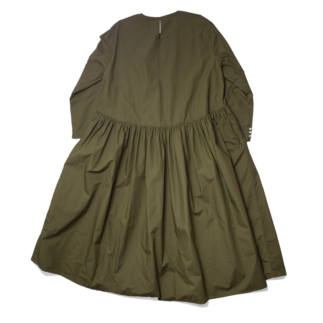 Ichi Antiquités Typewriter Dress in Khaki