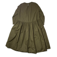Ichi Antiquités Typewriter Dress in Khaki