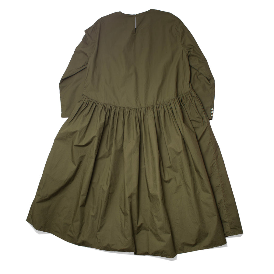 Ichi Antiquités Typewriter Dress in Khaki