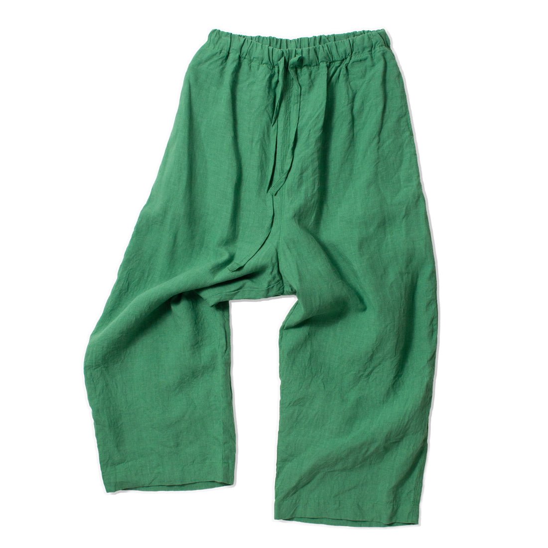 Ichi Antiquités French Linen Pants in Green