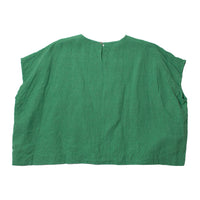 Ichi Antiquités French Linen Pullover in Green