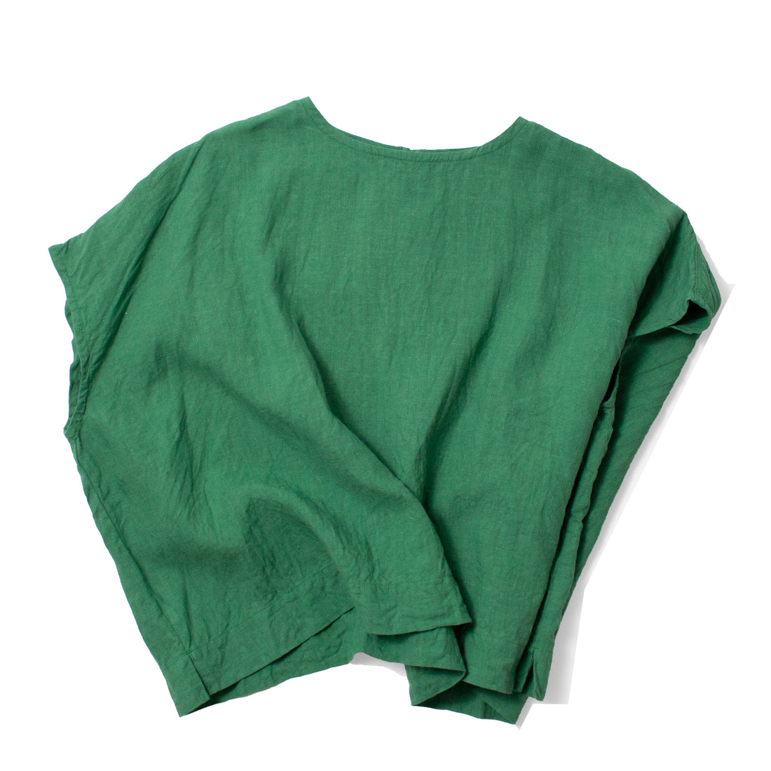 Ichi Antiquités French Linen Pullover in Green