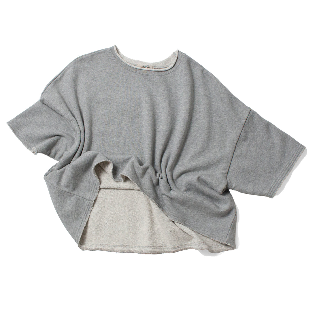 Ichi Antiquités French Terry Pullover in Gray