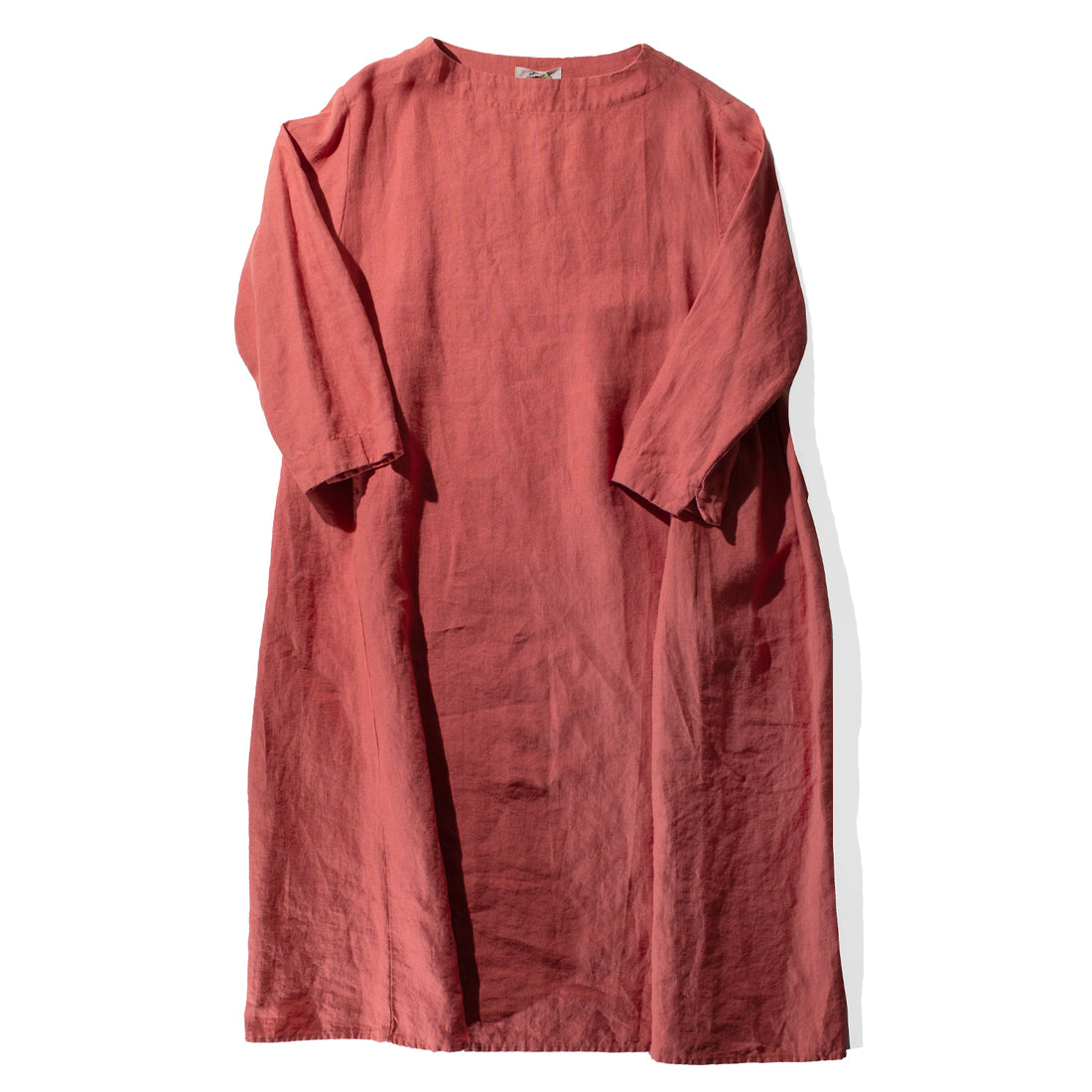Ichi Antiquités Kortrijk Linen Dress in Pink