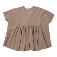 Ichi Antiquités Lawn Blouse in Mocha