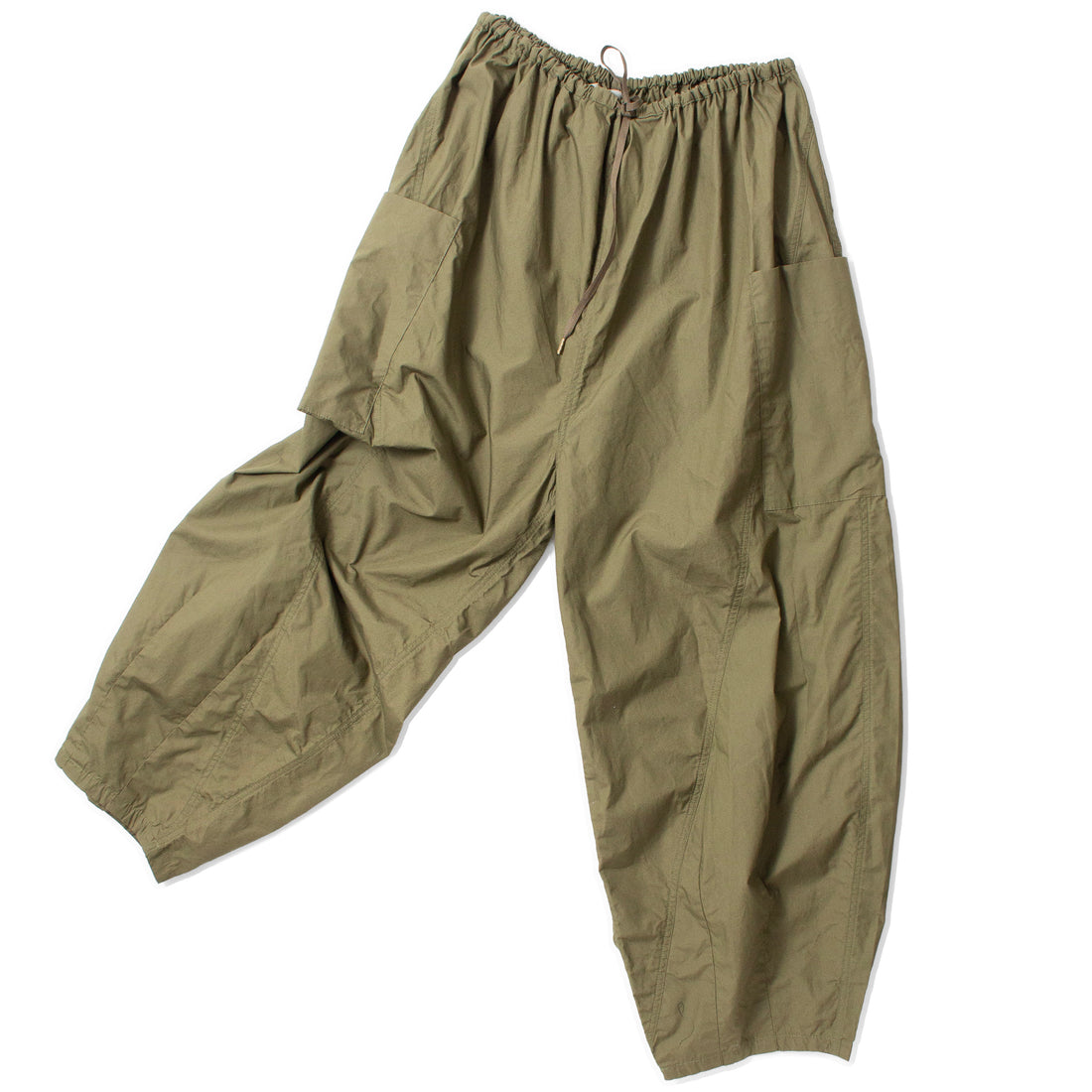 Ichi Antiquités Typewriter Pants in Khaki