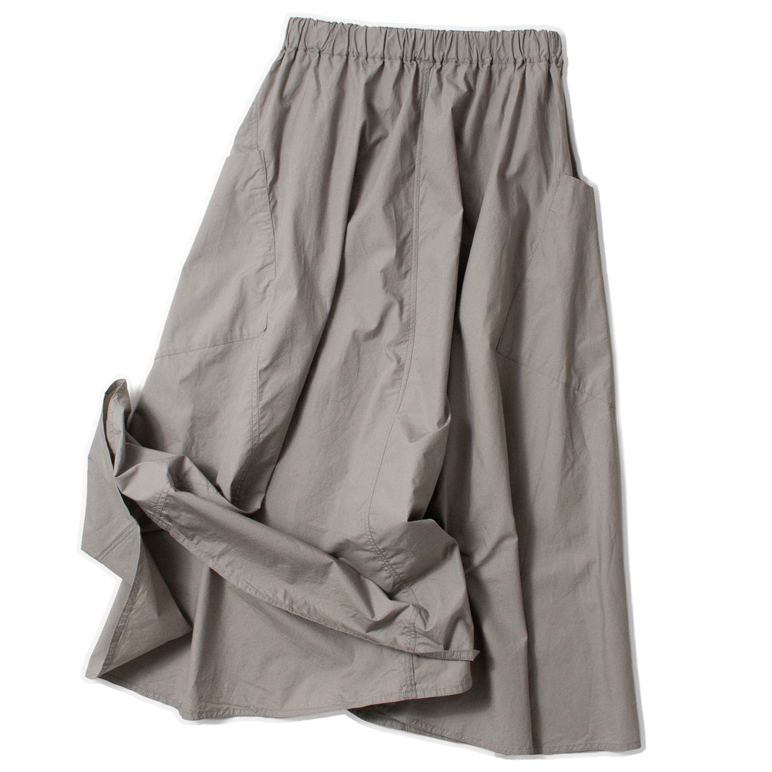 Ichi Antiquités Typewriter Skirt in Gray