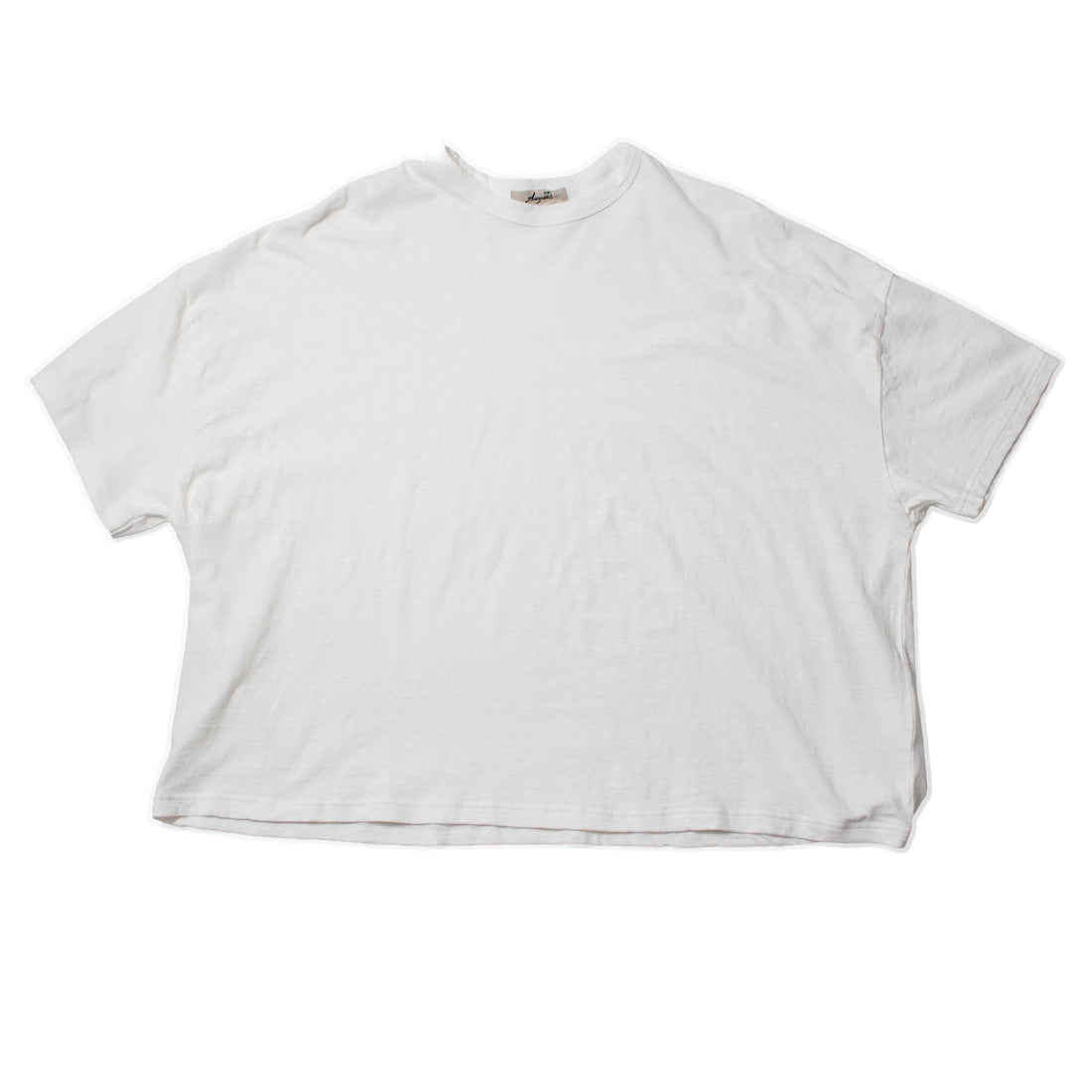 Ichi Antiquités Wide Knit T-Shirt in White