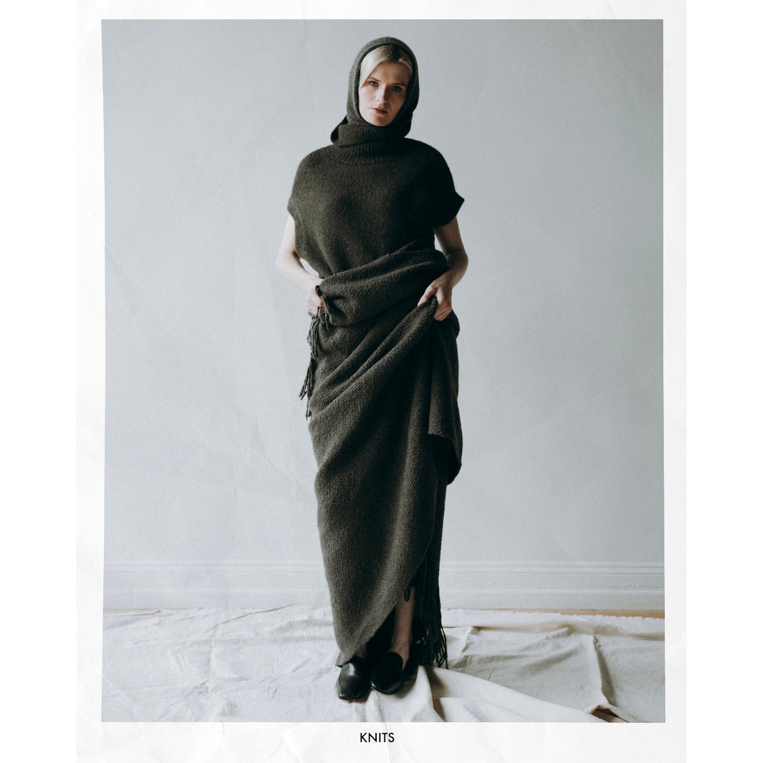 Lauren Manoogian Soft Balaclava in Blackened