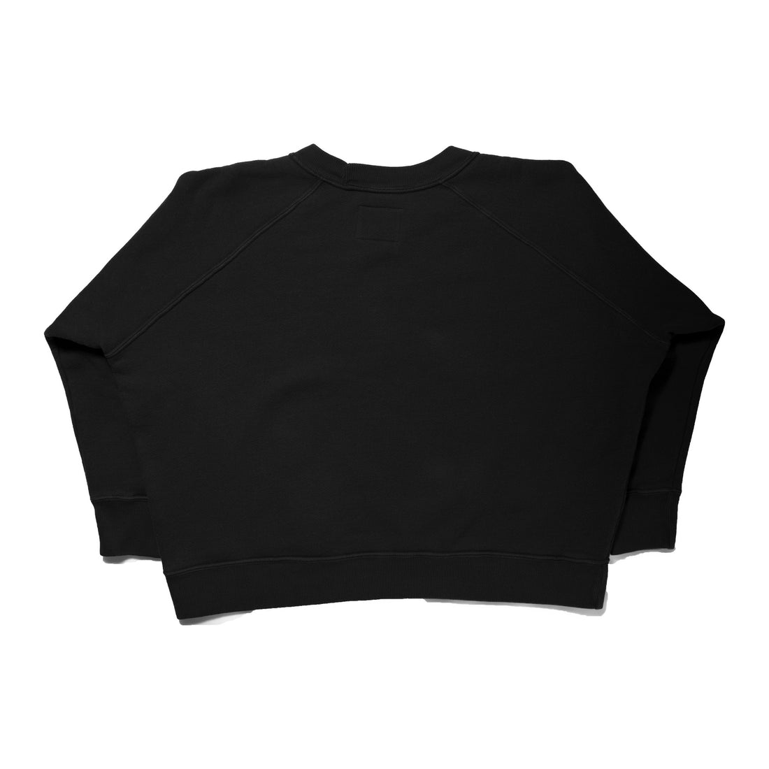 JUDITH Boxy Raglan Crew in Black